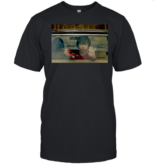Garrett Schmidt Wearing Garrett His Kidnapped Tee