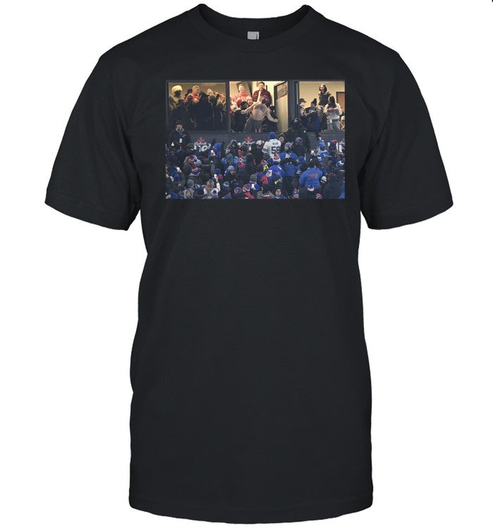 New Heights Jason Kelsey Celebrating His Brother's Touchdowns Shirtless Shirt