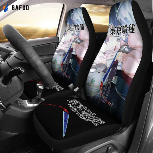 Akira Mado Tokyo Ghoul Car Seat Covers For Fan Gifts Anime Mixed Manga - Bafud