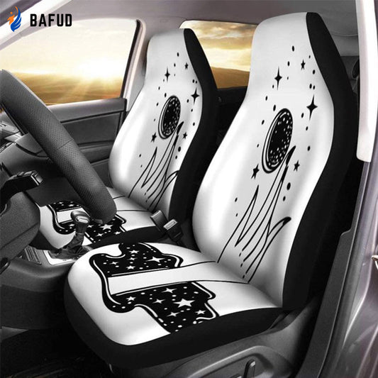 Alchemy Pattern Car Seat Covers For Fan Gifts, Alchemy Sun Shade - Bafud