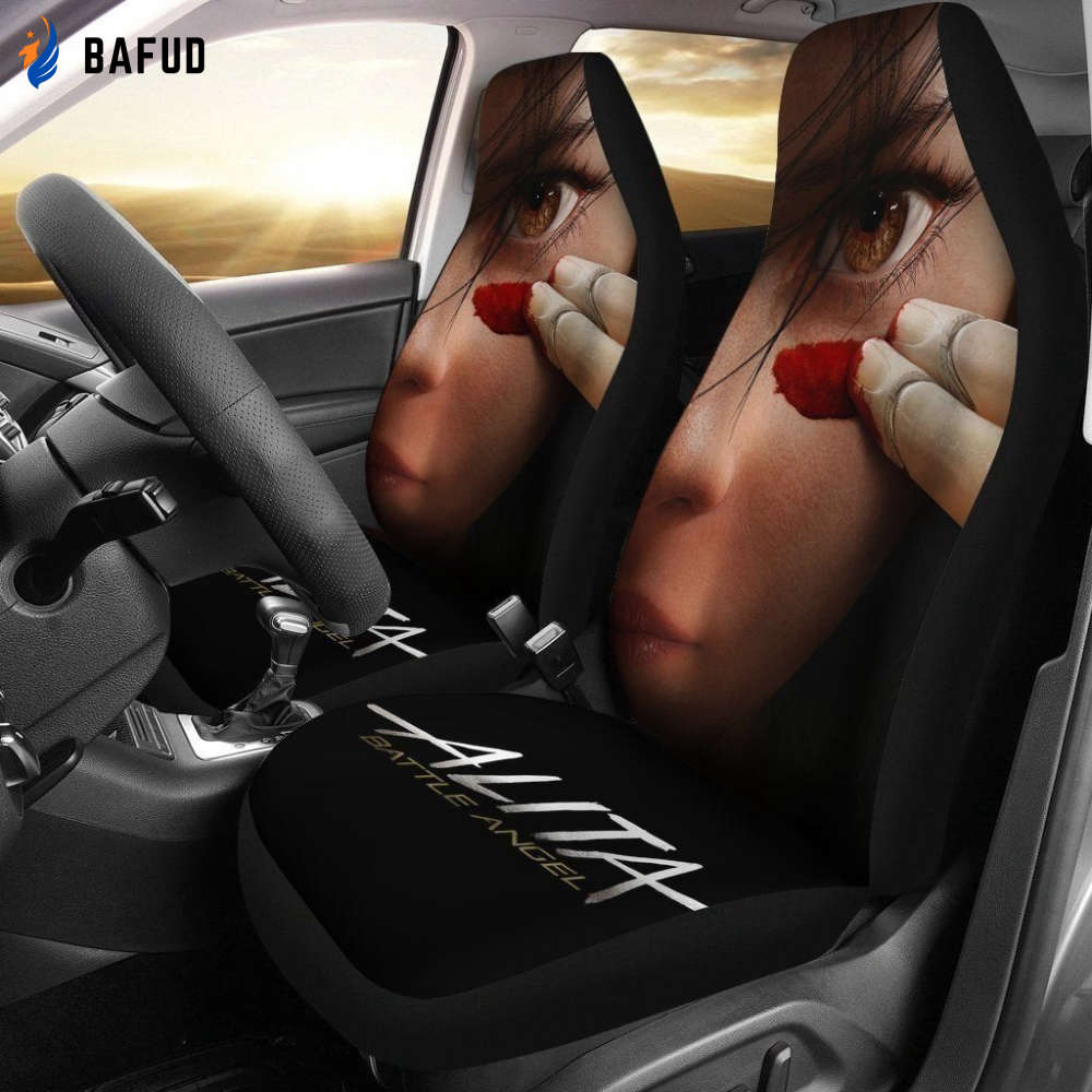 Alita Eyes Battle Angel Car Seat Covers For Fan Gifts LT03 - Bafud