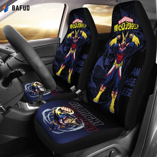 All Might My Hero Academia Car Seat Covers For Fan Gifts Anime Mixed Manga - Bafud