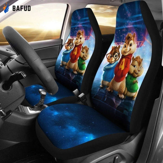 Alvin and The Chipmunks Car Seat Covers For Fan Gifts Custom - Bafud