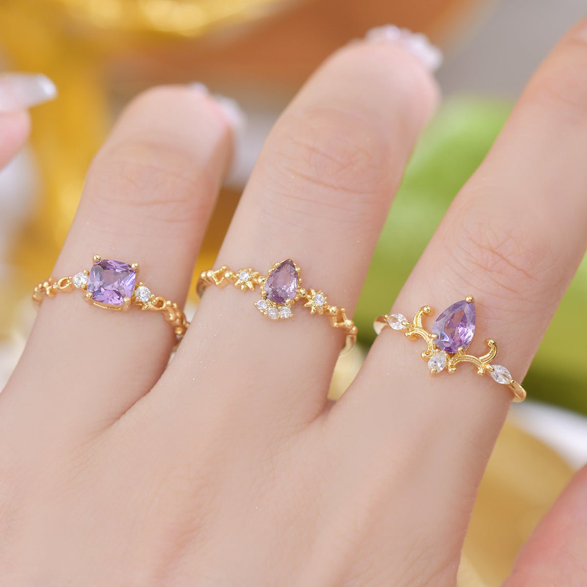 Alyssa Amethyst Ring