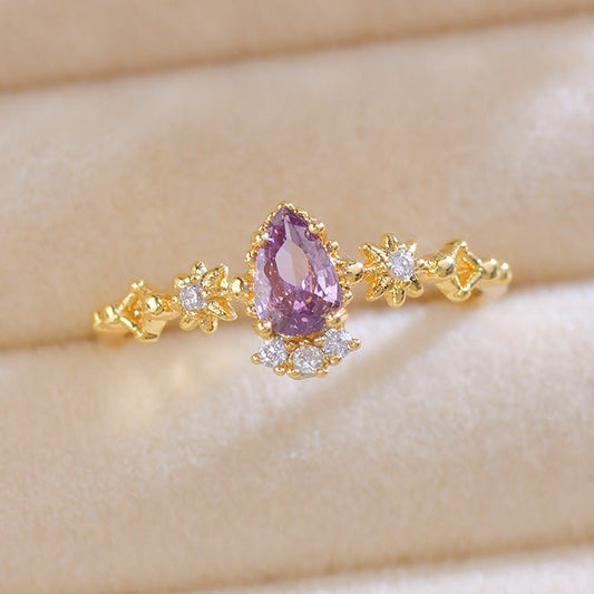 Alyssa Amethyst Ring