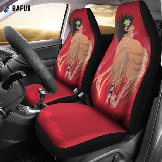Amazing Attack On Titan Anime Car Seat Covers For Fan Gifts LT03 - Bafud