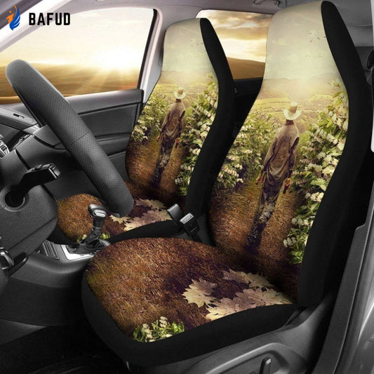 Amazing Farmer Car Seat Covers For Fan Gifts LT03 - Bafud