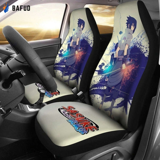 Amazing Sasuke Uchiha NRT Car Seat Covers For Fan Gifts LT04 - Bafud