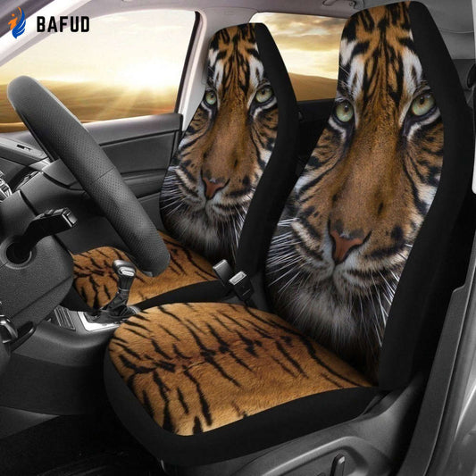 Amazing Tiger Car Seat Covers For Fan Gifts LT04 - Bafud