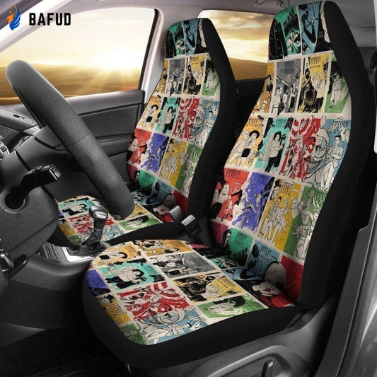 American Horror Stories AHS Comic Car Seat Covers For Fan Gifts - Bafud