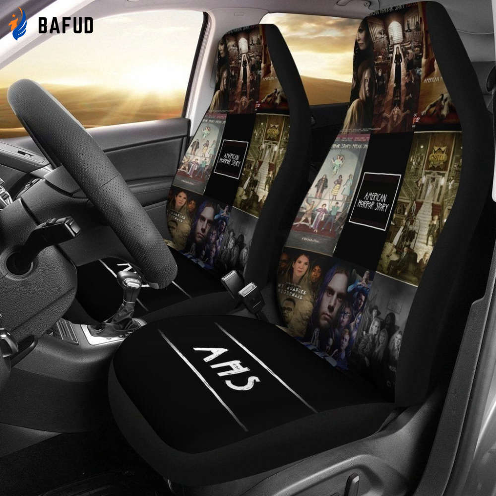 American Horror Stories AHS Seasons Car Seat Covers For Fan Gifts - Bafud