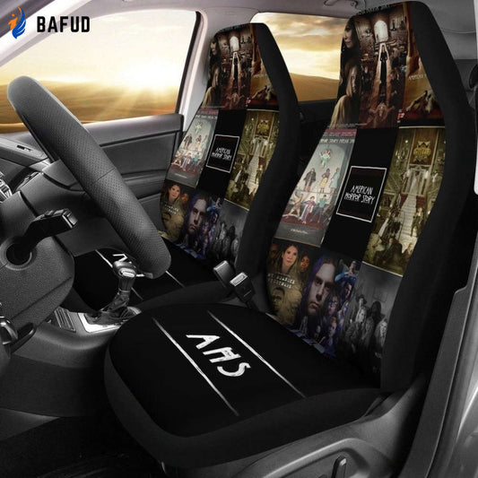 American Horror Stories AHS Seasons Car Seat Covers For Fan Gifts - Bafud