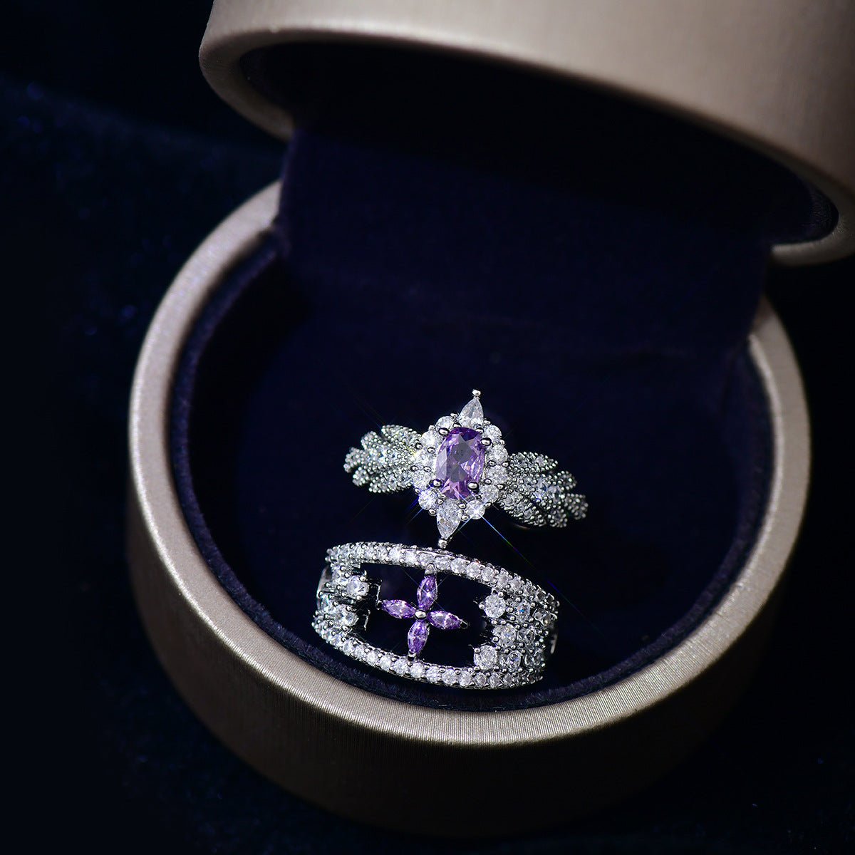 Amethyst Allure Ring