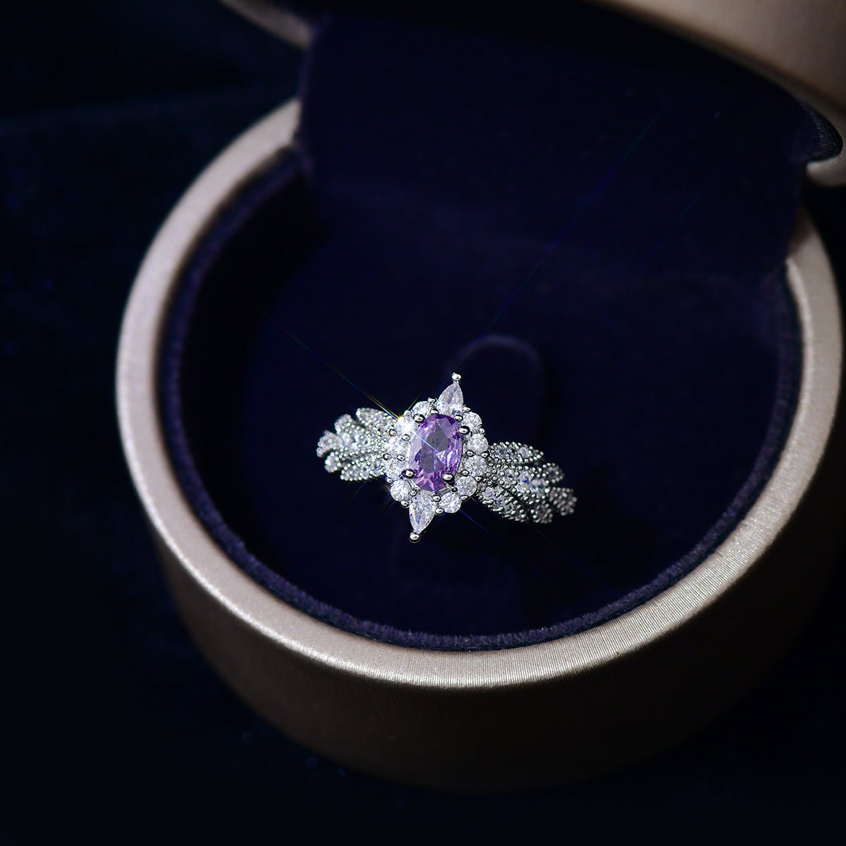 Amethyst Allure Ring
