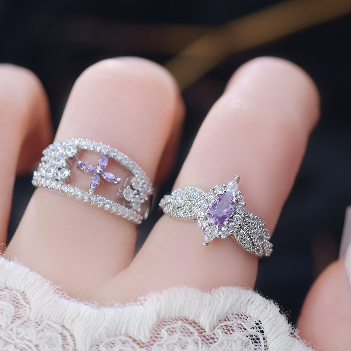 Amethyst Allure Ring