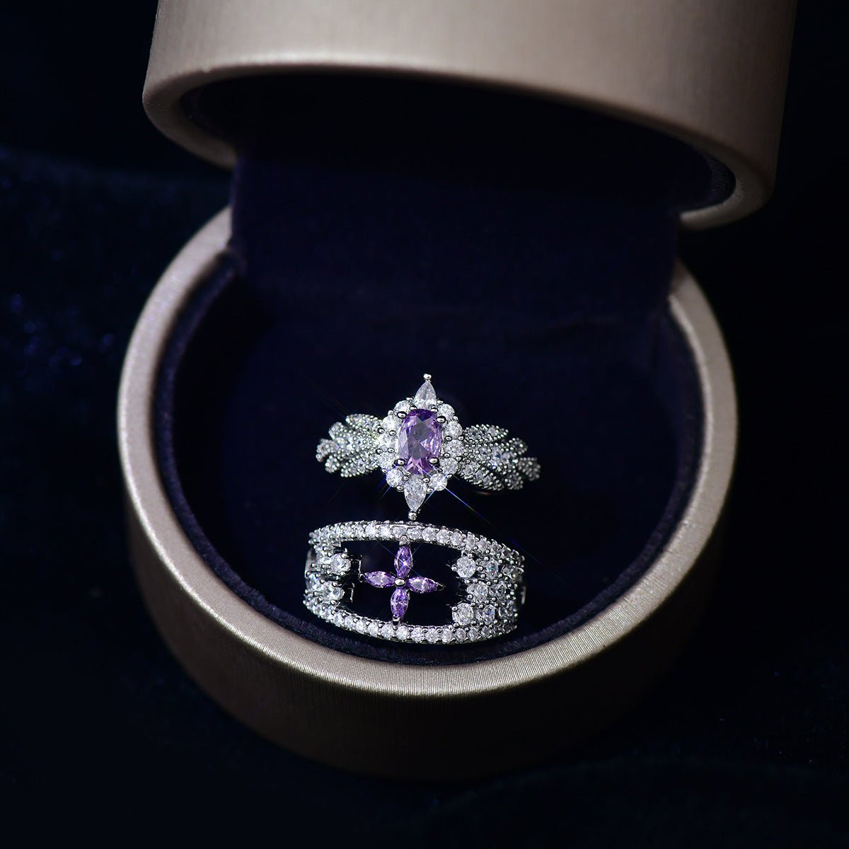 Amethyst Allure Ring