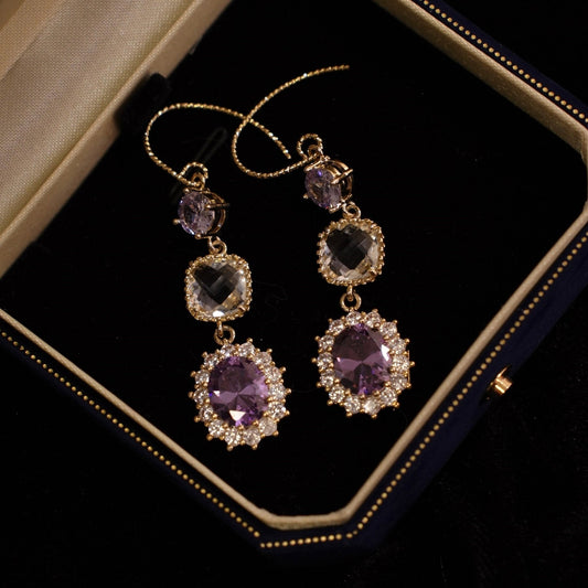 Amethyst Drop Earrings