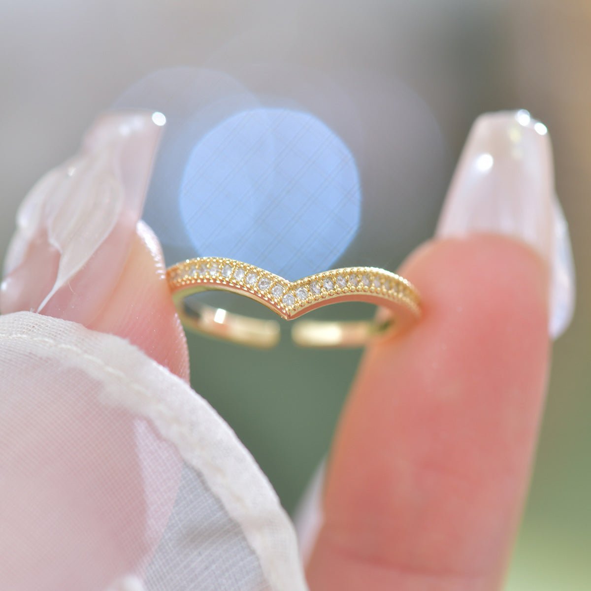 Amethyst Tiara Ring Set