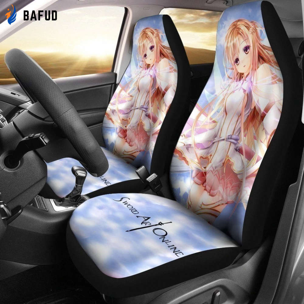 Asuna Sword Art Online Car Seat Covers For Fan Gifts MN05 - Bafud