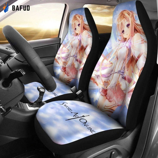 Asuna Sword Art Online Car Seat Covers For Fan Gifts MN05 - Bafud
