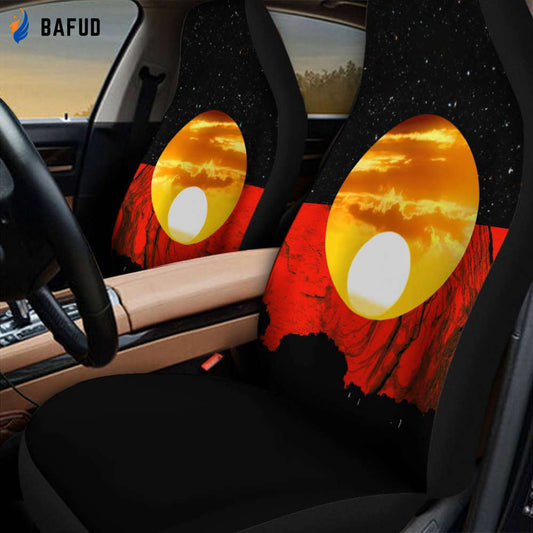 Australia Koori Kangaroo Aboriginal Flag car seat covers - Bafud
