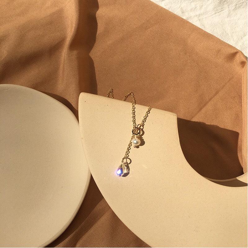 Austrian Crystal & Pearl Necklace