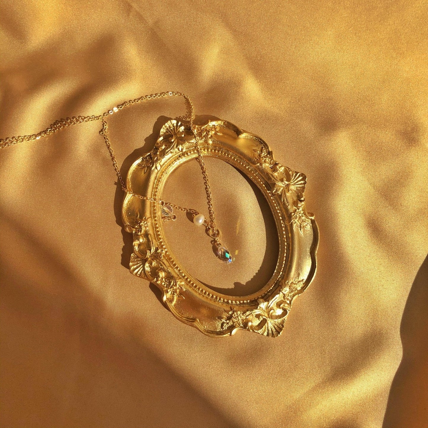 Austrian Crystal & Pearl Necklace