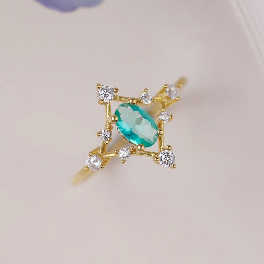 Azure Étoile Ring