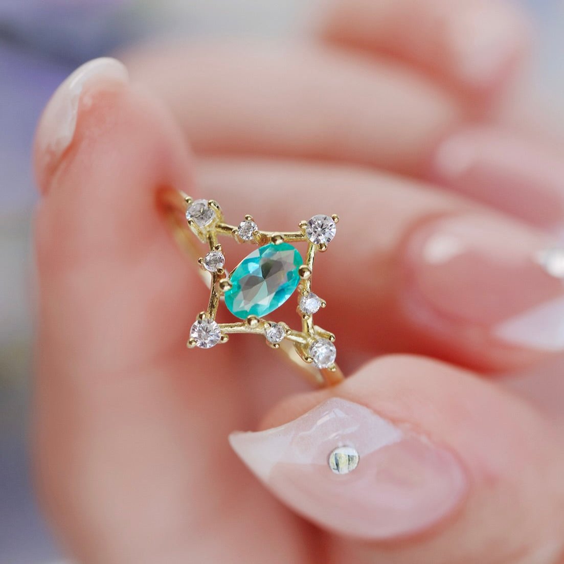 Azure Étoile Ring