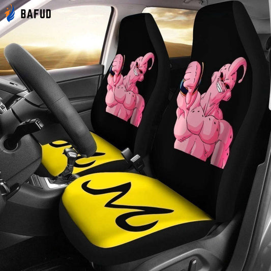 Bad Boy Majin Buu Dragon Ball Car Seat Covers For Fan Gifts NH08 - Bafud