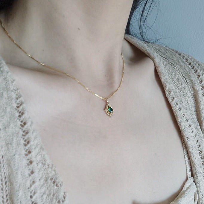 Baroque Emerald Necklace
