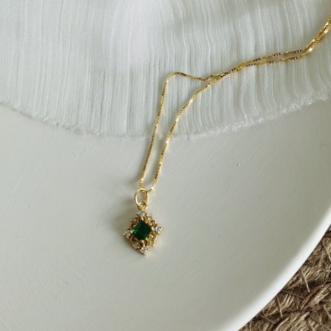 Baroque Emerald Necklace