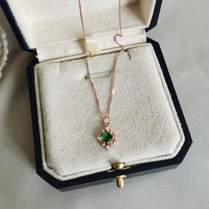 Baroque Emerald Necklace
