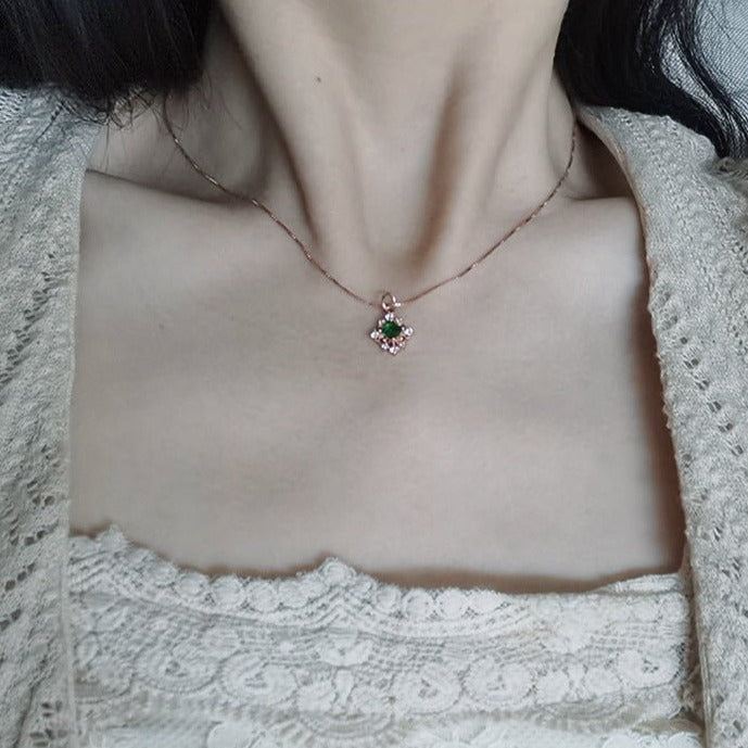 Baroque Emerald Necklace