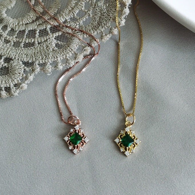 Baroque Emerald Necklace
