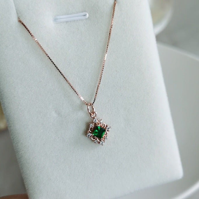 Baroque Emerald Necklace
