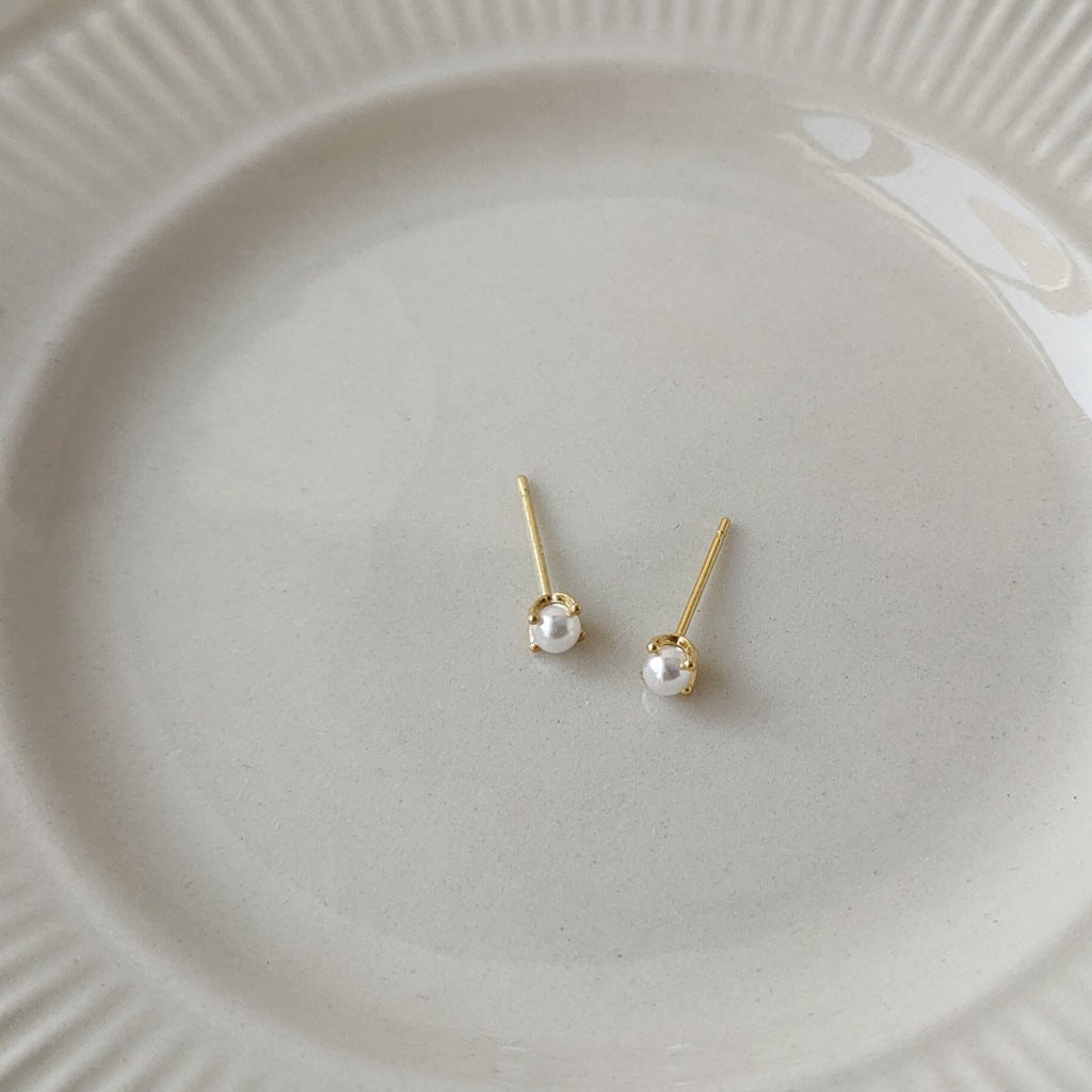 Baroque Pearl Stud Earrings