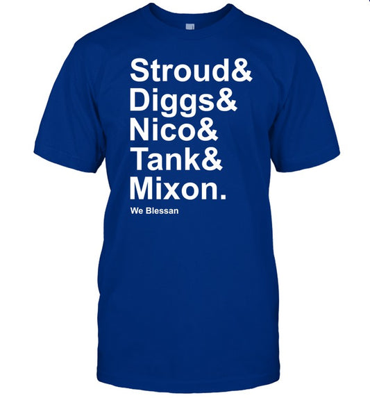 Stroud Diggs Nico Tank Mixon We Blessan Tee
