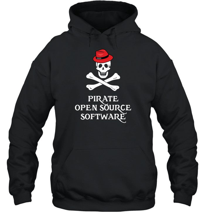 Pirate Open Source Software Hoodie