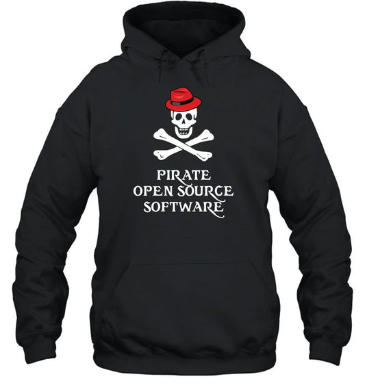 Pirate Open Source Software Hoodie
