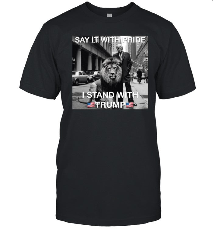 Say It With Pride I Stand With Trump Hoodie