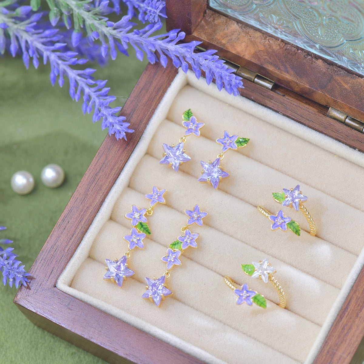 Bellflower Nocturne Earrings