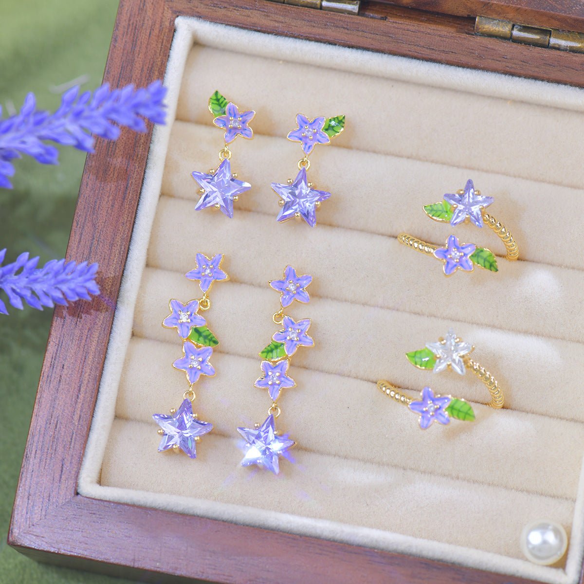 Bellflower Nocturne Earrings