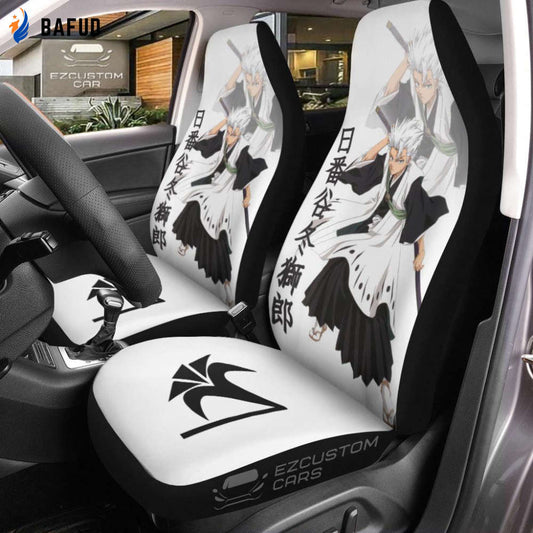 Bleach Anime Car Seat Covers For Fan Gifts Toshiro - Bafud