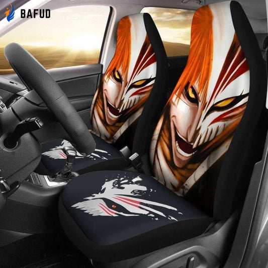 Bleach Ichigo Hollow Anime Car Seat Covers For Fan Gifts NH06 - Bafud