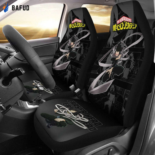 BNHA Shouta Aizawa Car Seat Covers For Fan Gifts Anime My Hero Academia Car Accessories - Bafud