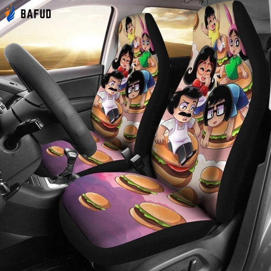 Bob's Burgers Car Seat Covers For Fan Gifts Custom Idea HH11 - Bafud