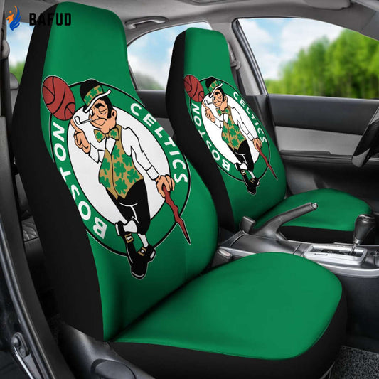 Boston Celtics Car Seat Covers For Fan Gifts V2 - Bafud