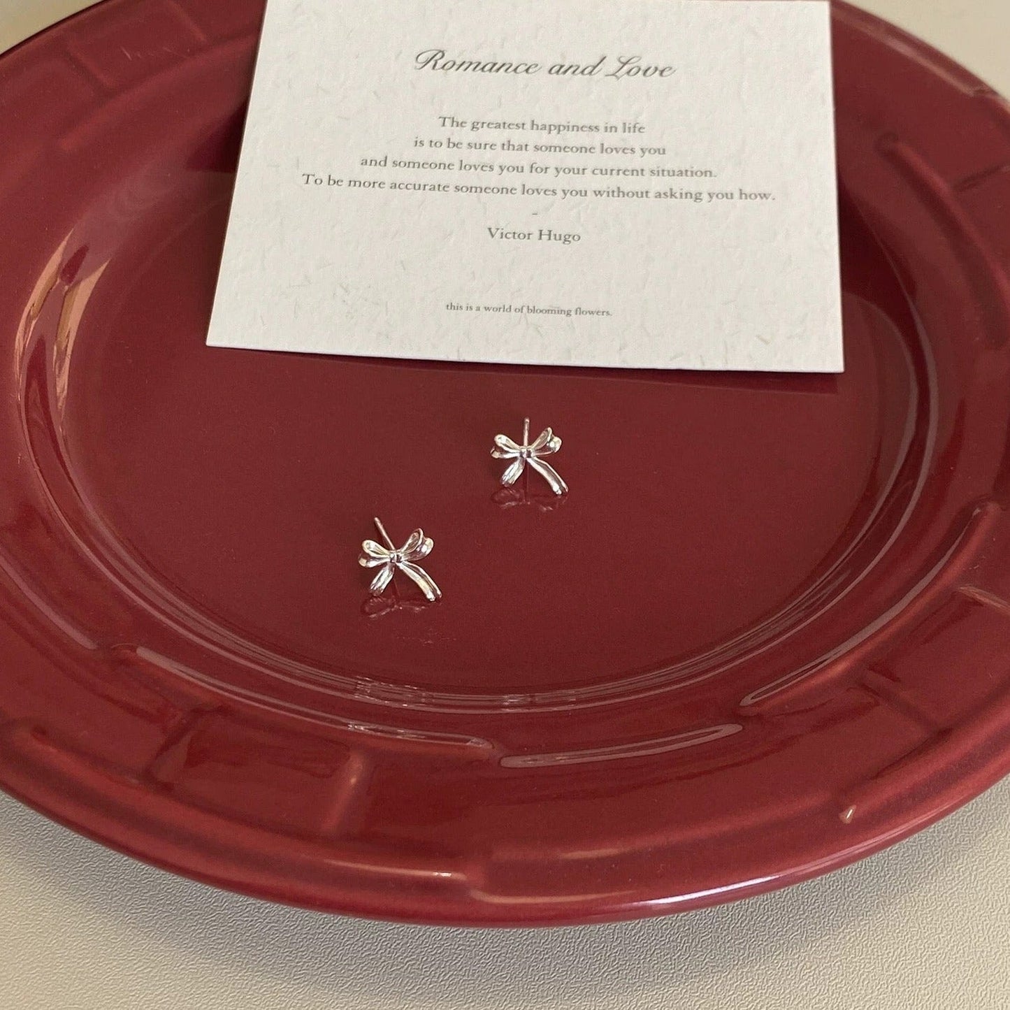 Loretta Bow Stud Earrings