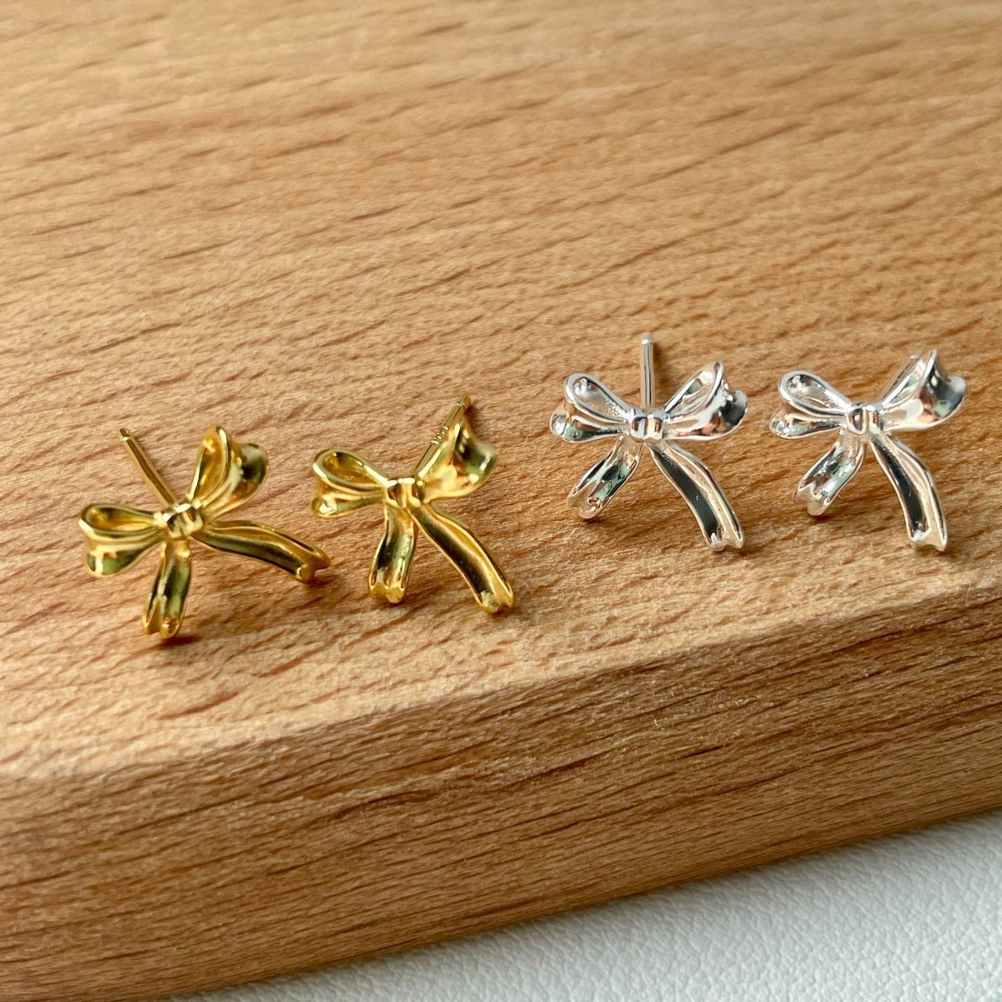Loretta Bow Stud Earrings